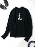 R&D.M.Co- オールドマンズテーラー CREW NECK SWEAT SHIRT クルーネックスウェットシャツ プルオーバー 裏起毛 長袖 トップス 黒 ブラック 【中古】