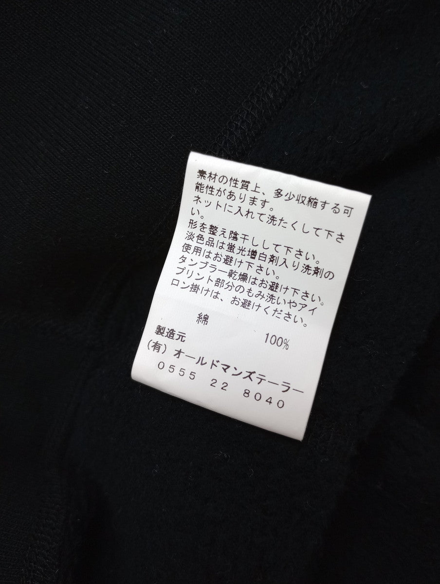 R&D.M.Co- オールドマンズテーラー CREW NECK SWEAT SHIRT クルーネックスウェットシャツ プルオーバー 裏起毛 長袖 トップス 黒 ブラック 【中古】