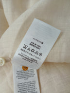 新品 POLO RALPH LAUREN ポロ ラルフ ローレン リネン 麻 100％ ボタンダウンシャツ トップス 刺繍  長袖 【中古】