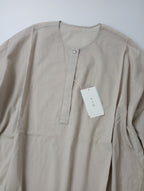新品 kagure かぐれ URBAN RESEARCH アーバンリサーチ  長袖 インド綿  ボイル チュニック プルオーバー ワンピース  ベージュ【中古】