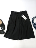 新品 THE SHINZONE シンゾーン SUMMER GABADINE HALF PANTS サマーギャバジンハーフパンツ 黒 ブラック 【中古】
