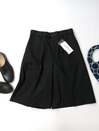 新品 THE SHINZONE シンゾーン SUMMER GABADINE HALF PANTS サマーギャバジンハーフパンツ 黒 ブラック 【中古】