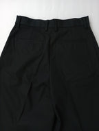 新品 THE SHINZONE シンゾーン SUMMER GABADINE HALF PANTS サマーギャバジンハーフパンツ 黒 ブラック 【中古】