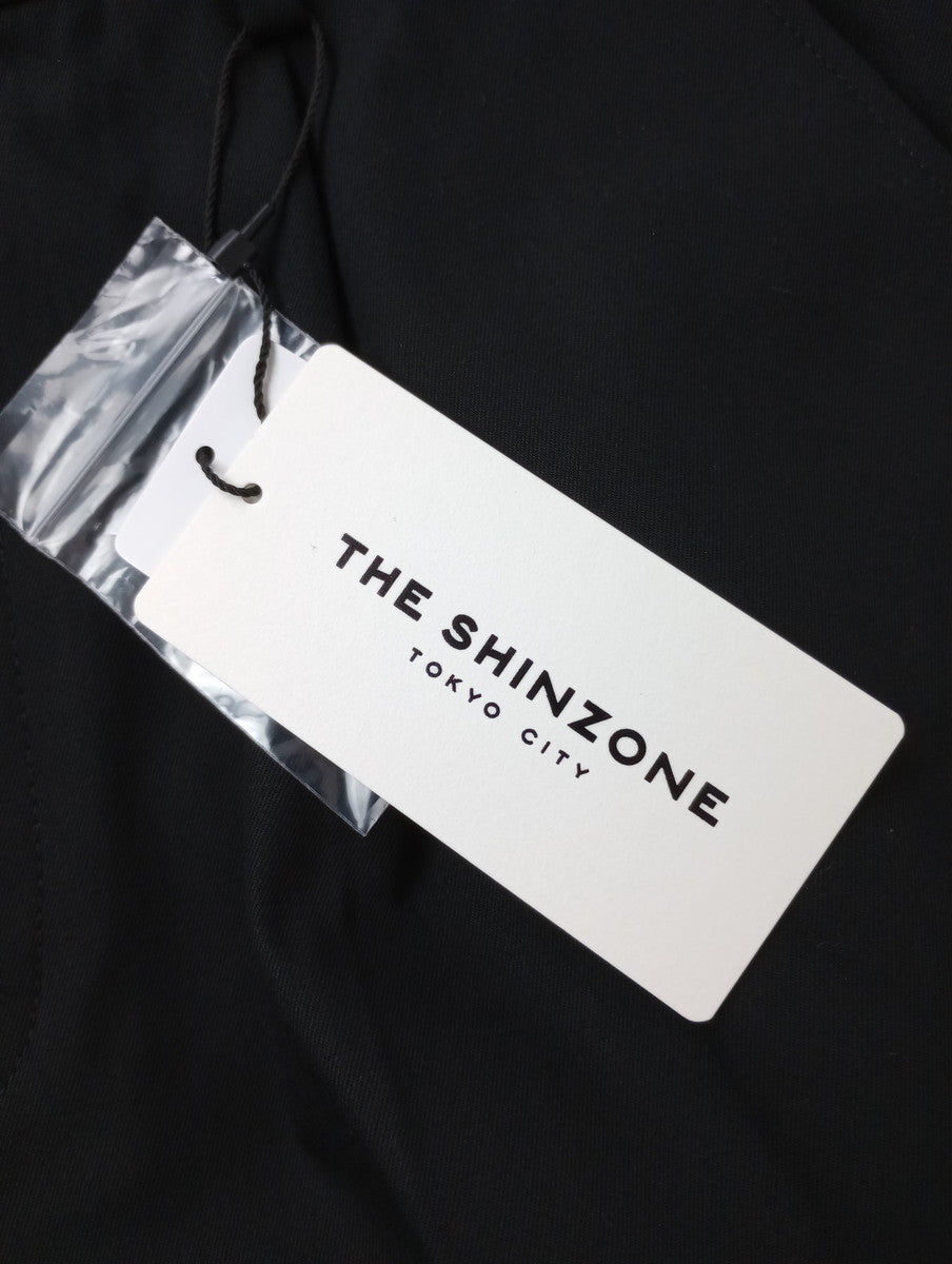 新品 THE SHINZONE シンゾーン SUMMER GABADINE HALF PANTS サマーギャバジンハーフパンツ 黒 ブラック 【中古】