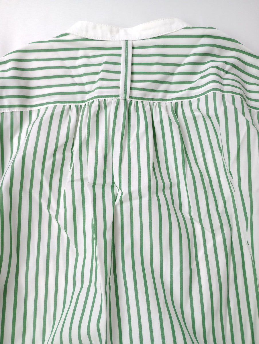 新品 MidiUmi ミディウミ バンドカラーシャツ ワンピース ロング グリーン