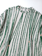 mina perhonen ミナペルホネン taba タバ カットソーワンピース ロング 36 ダークグリーン 【中古】