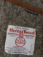 LAVENHAM × ハリスツイード Hug o  War 別注 ハグオーワー リバーシブル キルティング ベスト ブラウン UK36 【中古】