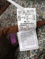 LAVENHAM × ハリスツイード Hug o  War 別注 ハグオーワー リバーシブル キルティング ベスト ブラウン UK36 【中古】