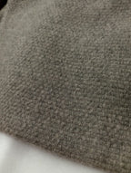 evam eva  エヴァムエヴァ  ウール 毛 混 ロング コート グレー  2 【中古】
