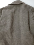 evam eva  エヴァムエヴァ  ウール 毛 混 ロング コート グレー  2 【中古】