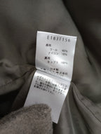 evam eva  エヴァムエヴァ  ウール 毛 混 ロング コート グレー  2 【中古】