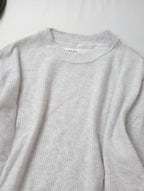MHL. エムエイチエル マーガレットハウエル COTTON JERSEY MESH コットンジャージー メッシュ カットソー 長袖  トップス   杢グレー 2【中古】