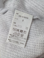MHL. エムエイチエル マーガレットハウエル COTTON JERSEY MESH コットンジャージー メッシュ カットソー 長袖  トップス   杢グレー 2【中古】