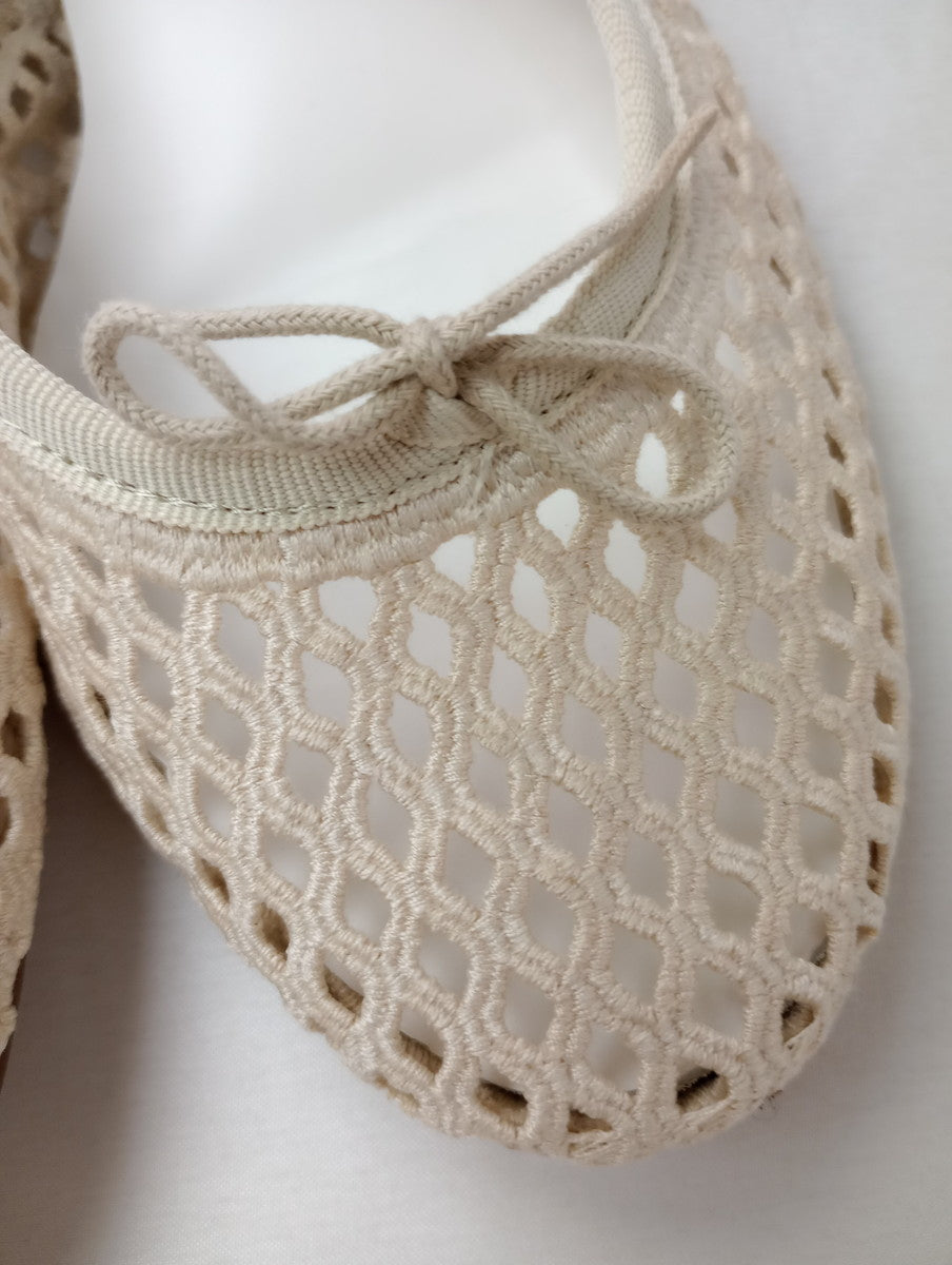 repetto レペット CENDRILLON メッシュフラット バレエシューズ 38  【中古】