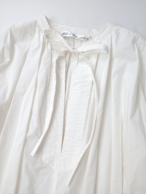 新品 Cloth＆Cross クロスアンドクロス 雅姫 レース ブラウス プルオーバー 長袖 トップス  白 【中古】