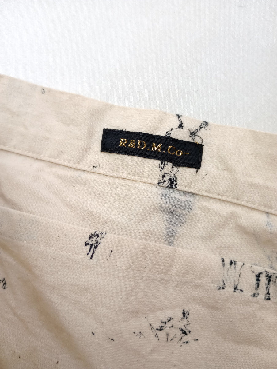 R&D.M.Co- × Ecru et pousse オールドマンズテーラー 10周年限定アイテム GOOD OLD DAYS ミニバッグ 生成り  【中古】