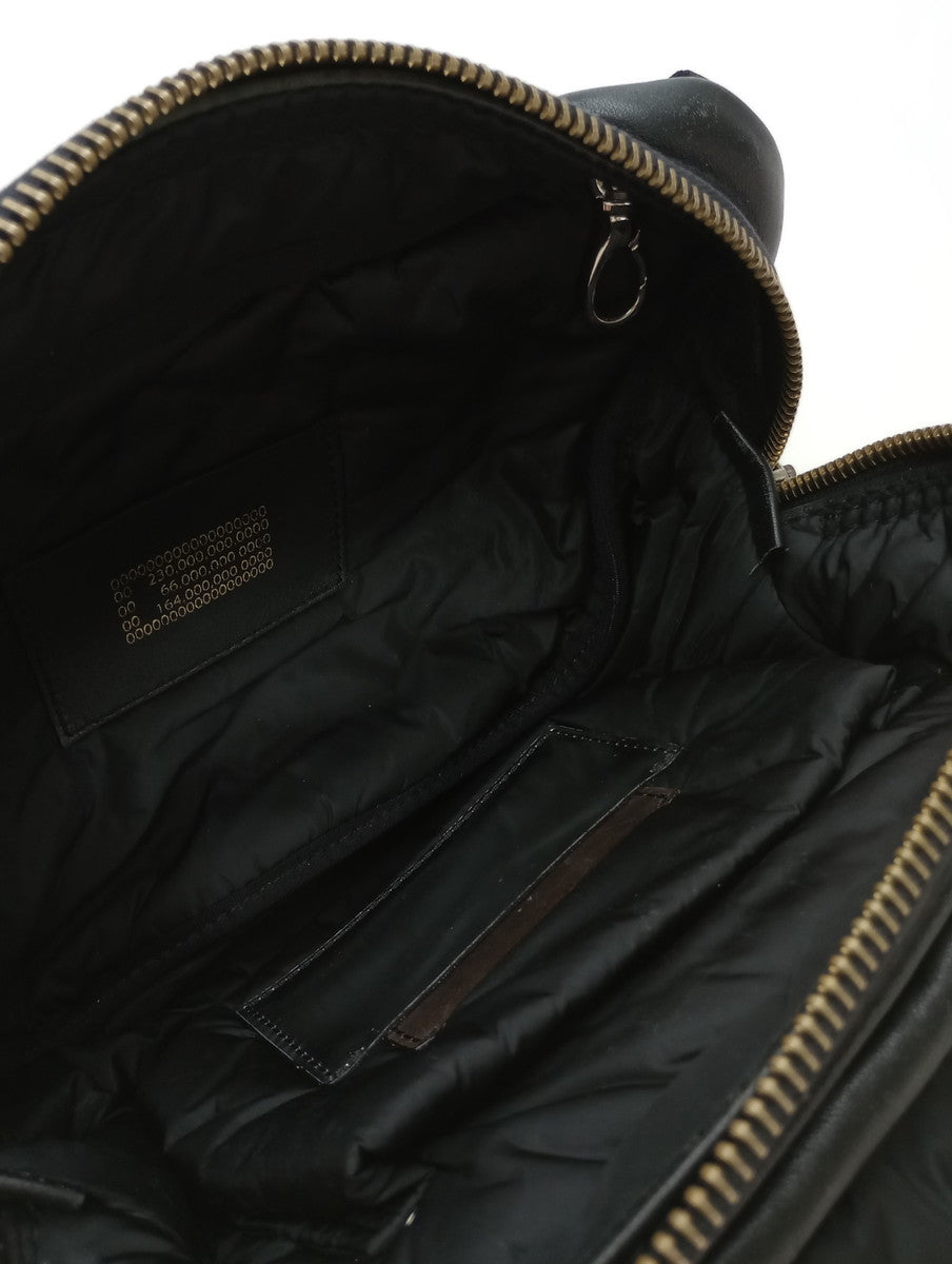 ebagos エバゴス フクロウ シェニール織り ショルダーバッグ 黒 ブラック【中古】