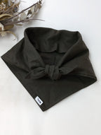 MHL  エムエイチエル   マーガレットハウエル  Cotton Hemp Twill コットンツイル ヘンプ スカーフ カーキ 【中古】