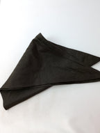 MHL  エムエイチエル   マーガレットハウエル  Cotton Hemp Twill コットンツイル ヘンプ スカーフ カーキ 【中古】
