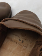 AURORA SHOES オーロラシューズ Middle English ミドルイングリッシュ レザーシューズ ブラウン 6D 【中古】