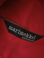 Marimekko マリメッコ キャンバス ビッグ トート バッグ  ピンク 【中古】