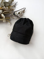 Aeta × THREE アエタ スリー COSMETIC POUCH S AT05 コスメティック ポーチ 黒 ブラック 【中古】