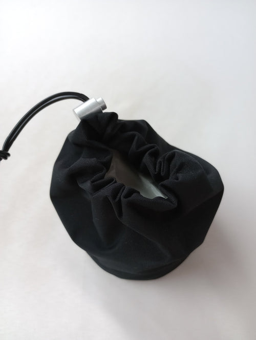 Aeta × THREE アエタ スリー COSMETIC POUCH S AT05 コスメティック ポーチ 黒 ブラック 【中古】