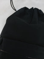Aeta × THREE アエタ スリー COSMETIC POUCH S AT05 コスメティック ポーチ 黒 ブラック 【中古】