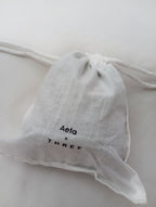 Aeta × THREE アエタ スリー COSMETIC POUCH S AT05 コスメティック ポーチ 黒 ブラック 【中古】