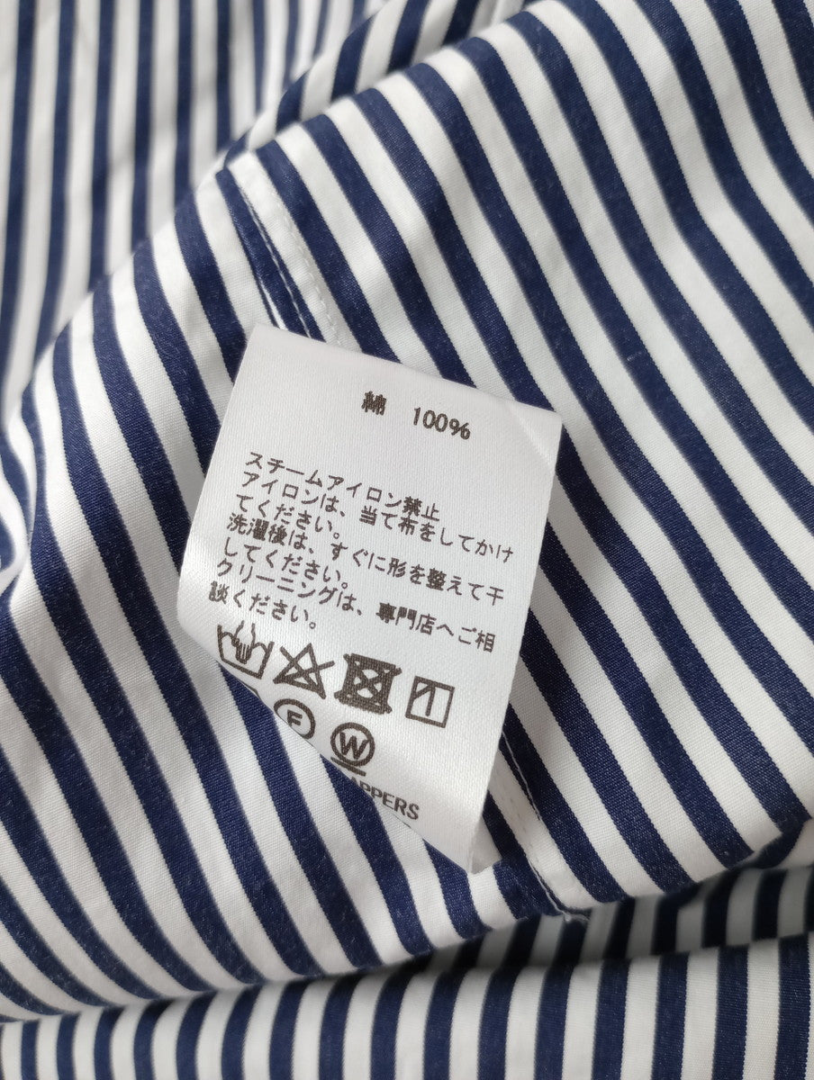 TICCA ティッカ スクエア ビッグ 半袖 シャツワンピース ロング  白黒  (12M＋4833)【中古】