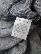 fog linen work フォグリネンワーク リネン 麻 100％ サロペット オールインワン  ネイビー 【中古】