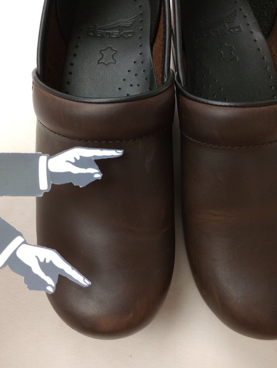 DANSKO ダンスコ プロフェッショナル シューズ 靴 ダークブラウン  37 【中古】