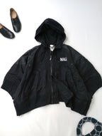 NIKE × sacai ナイキ サカイ Full zip HD jacket フルジップフーデッドジャケット ナイロンブルゾン 黒 ブラック XL 【中古】