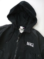 NIKE × sacai ナイキ サカイ Full zip HD jacket フルジップフーデッドジャケット ナイロンブルゾン 黒 ブラック XL 【中古】