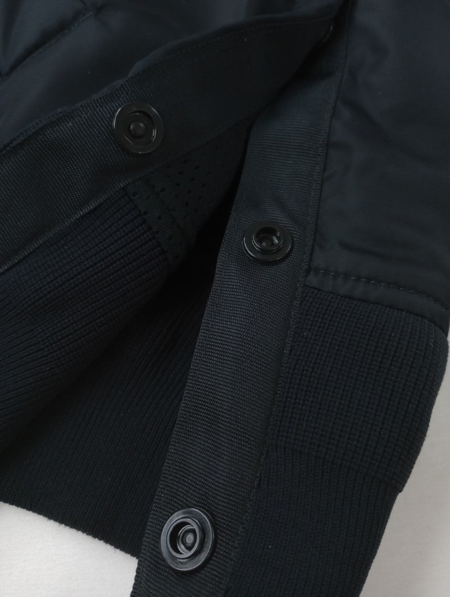NIKE × sacai ナイキ サカイ Full zip HD jacket フルジップフーデッドジャケット ナイロンブルゾン 黒 ブラック XL 【中古】