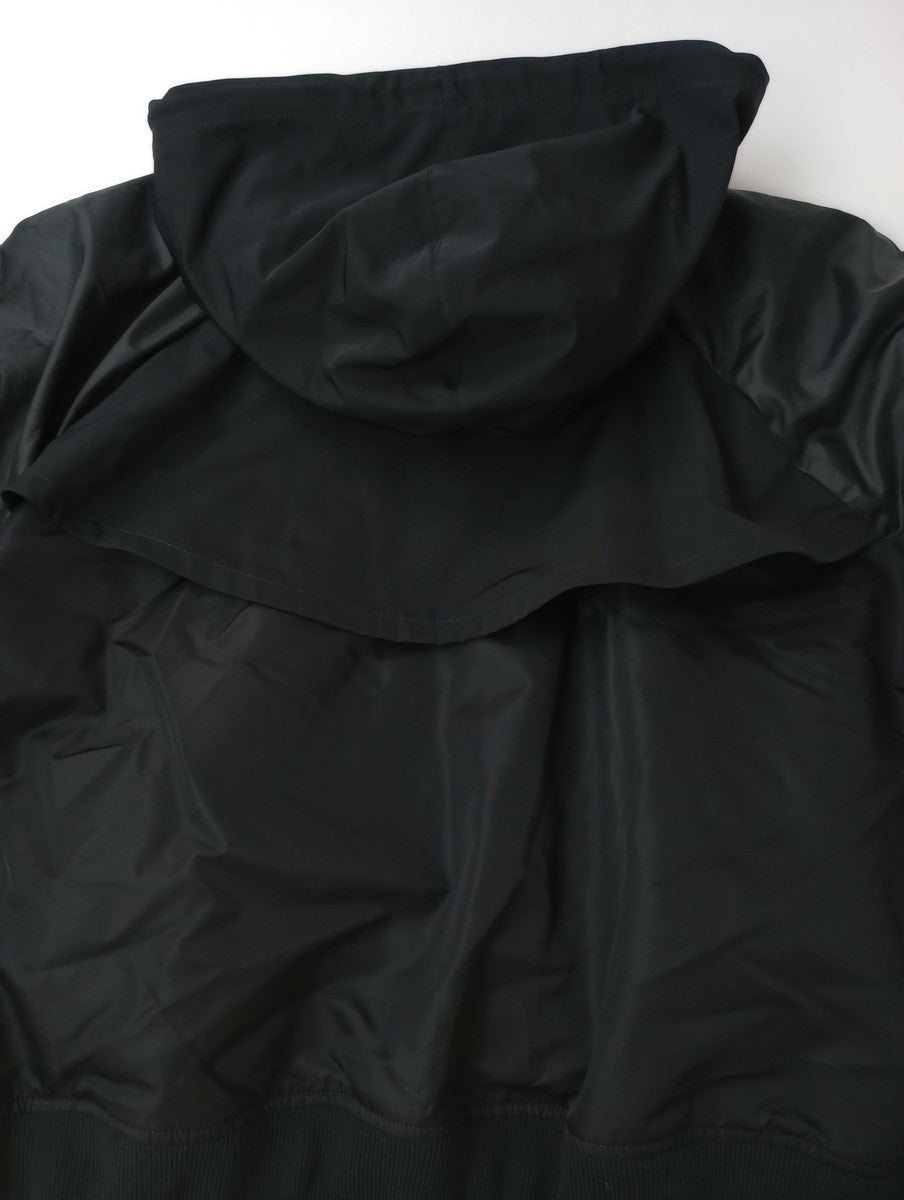 NIKE × sacai ナイキ サカイ Full zip HD jacket フルジップフーデッドジャケット ナイロンブルゾン 黒 ブラック XL 【中古】