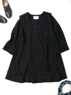 ENFOLD エンフォルド ASYMMEETRY SAILOR-COLLAR JACKET アシンメトリーセーラーカラージャケット 黒 ブラック 38【中古】