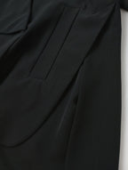 ENFOLD エンフォルド ASYMMEETRY SAILOR-COLLAR JACKET アシンメトリーセーラーカラージャケット 黒 ブラック 38【中古】
