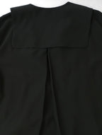 ENFOLD エンフォルド ASYMMEETRY SAILOR-COLLAR JACKET アシンメトリーセーラーカラージャケット 黒 ブラック 38【中古】