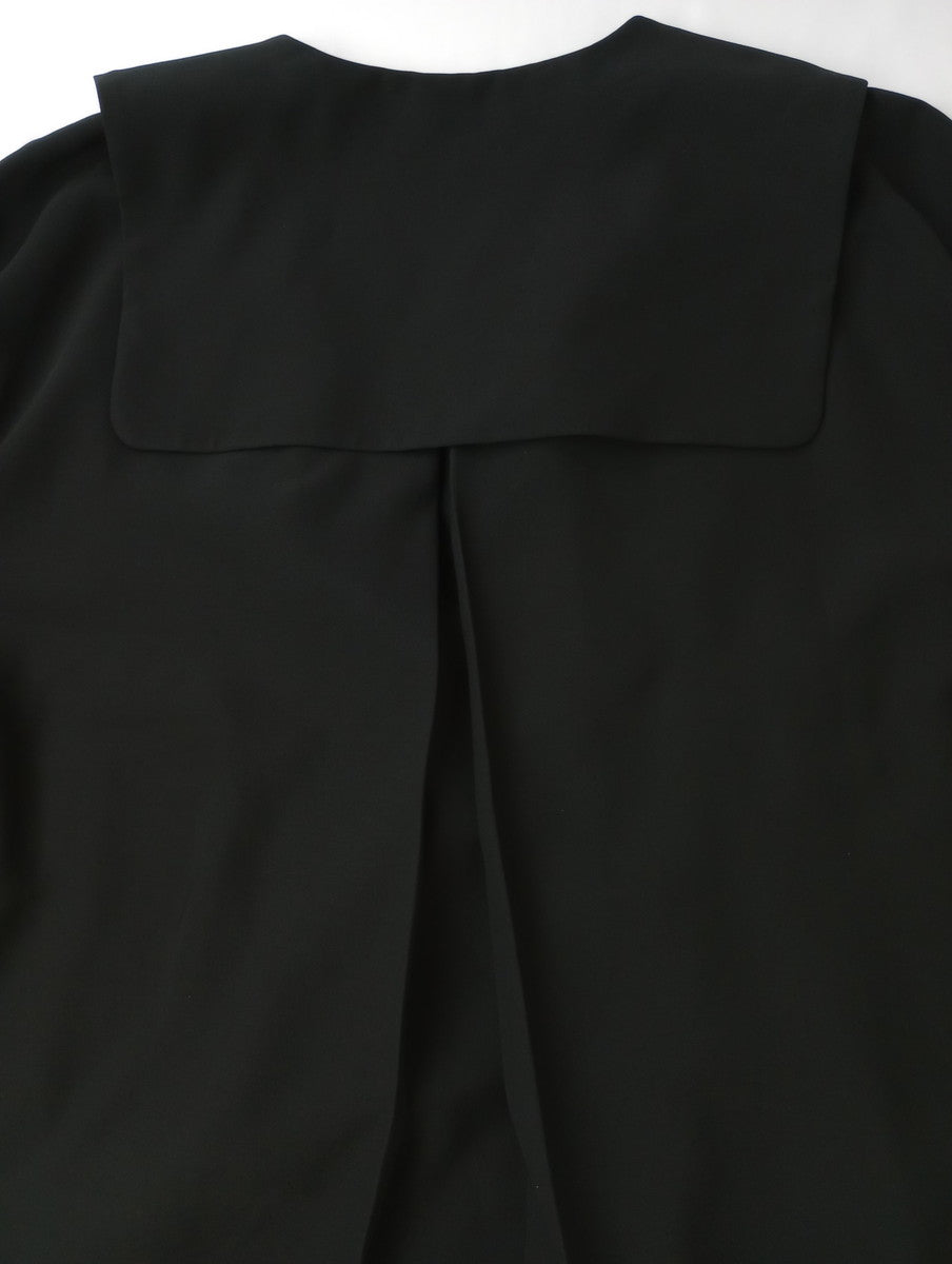 ENFOLD エンフォルド ASYMMEETRY SAILOR-COLLAR JACKET アシンメトリーセーラーカラージャケット 黒 ブラック 38【中古】