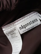 nagonstans ナゴンスタンス ナイロン ロングスカート バーガンディ ワインレッド   SMALL 【中古】