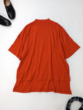 nagonstans ナゴンスタンス 半袖 カットソー  トップス  朱色 オレンジ 系 MEDIUM (12M＋4838) 【中古】