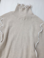 ENFOLD エンフォルド MELLOW RIB LONG-SLEEVES T-SHIRT メロウ リブロングスリーブ ニット 長袖 トップス 38   【中古】