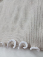 ENFOLD エンフォルド MELLOW RIB LONG-SLEEVES T-SHIRT メロウ リブロングスリーブ ニット 長袖 トップス 38   【中古】