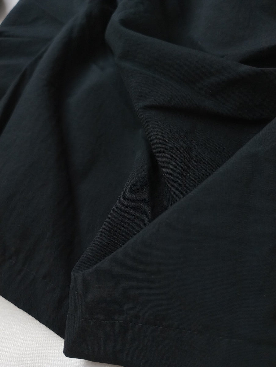 nagonstans ナゴンスタンス cocoon shape skirt コクーンシェイプスカート ロング 黒 ブラック MEDIUM 【中古】
