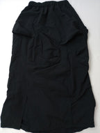 nagonstans ナゴンスタンス cocoon shape skirt コクーンシェイプスカート ロング 黒 ブラック MEDIUM 【中古】