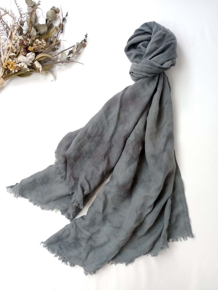 evam eva エヴァムエヴァ bokashi stole ボカシ ストール 【中古】