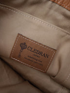 CLEDRAN クレドラン 2WAY レザー ショルダー バッグ ブラウン 【中古】