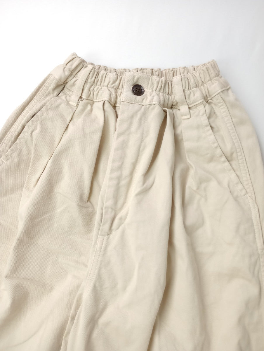HARVESTY ハーベスティ NARROW CIRCUS PANTS サーカスパンツ ナローシルエットライトベージュ 0 【中古】