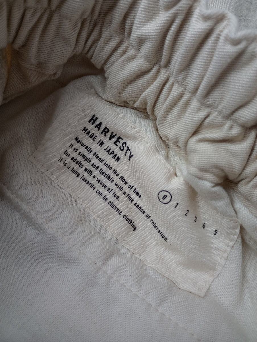 HARVESTY ハーベスティ NARROW CIRCUS PANTS サーカスパンツ ナローシルエットライトベージュ 0 【中古】